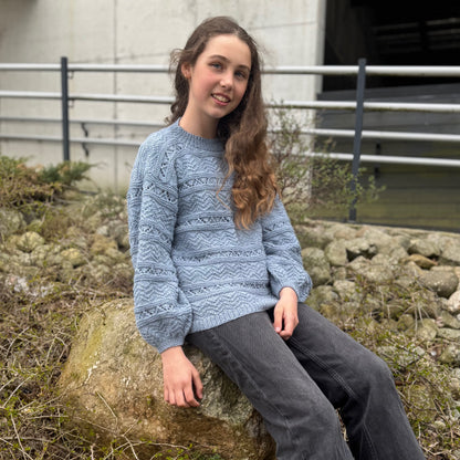Strikk The Look: Marka-genser blå