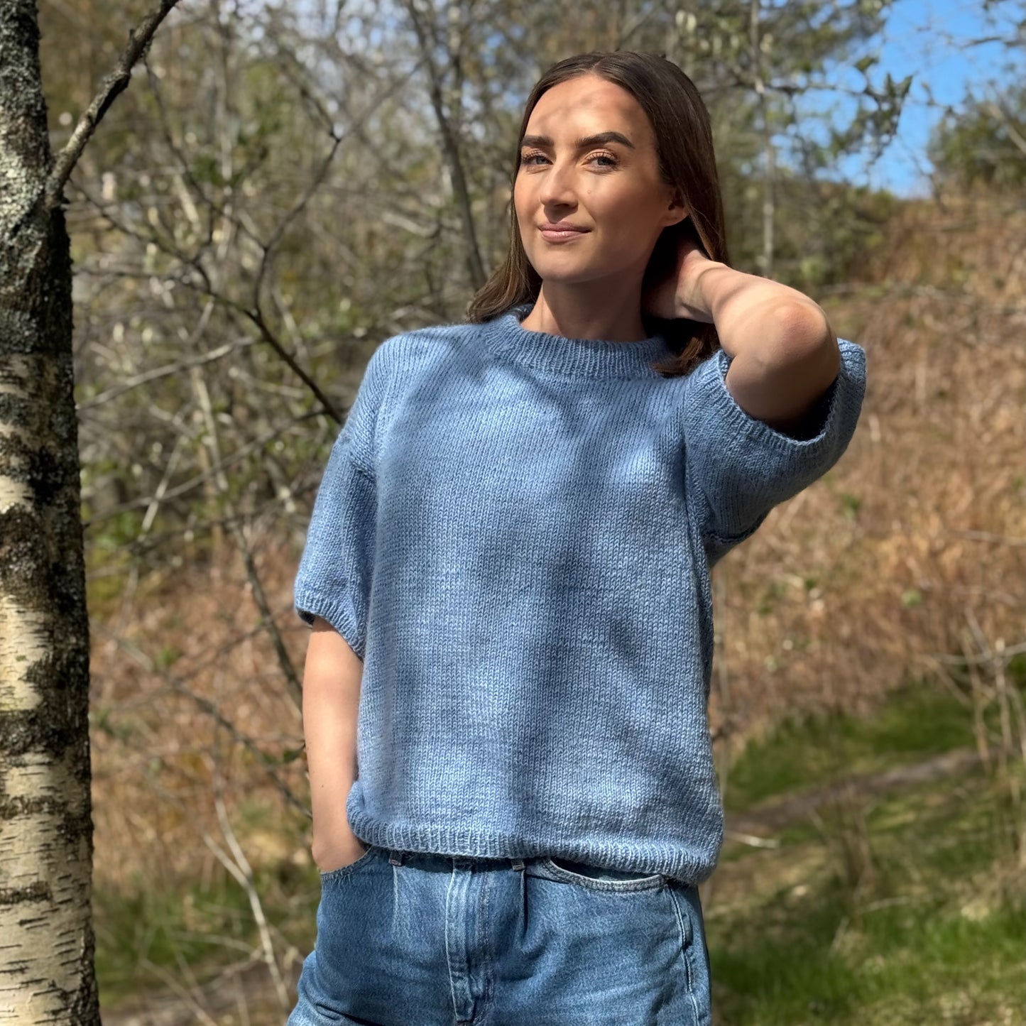Strikk The look: Ascot T-skjorte blå