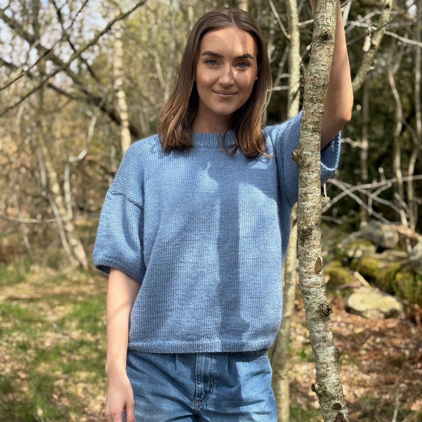 Strikk The look: Ascot T-skjorte blå