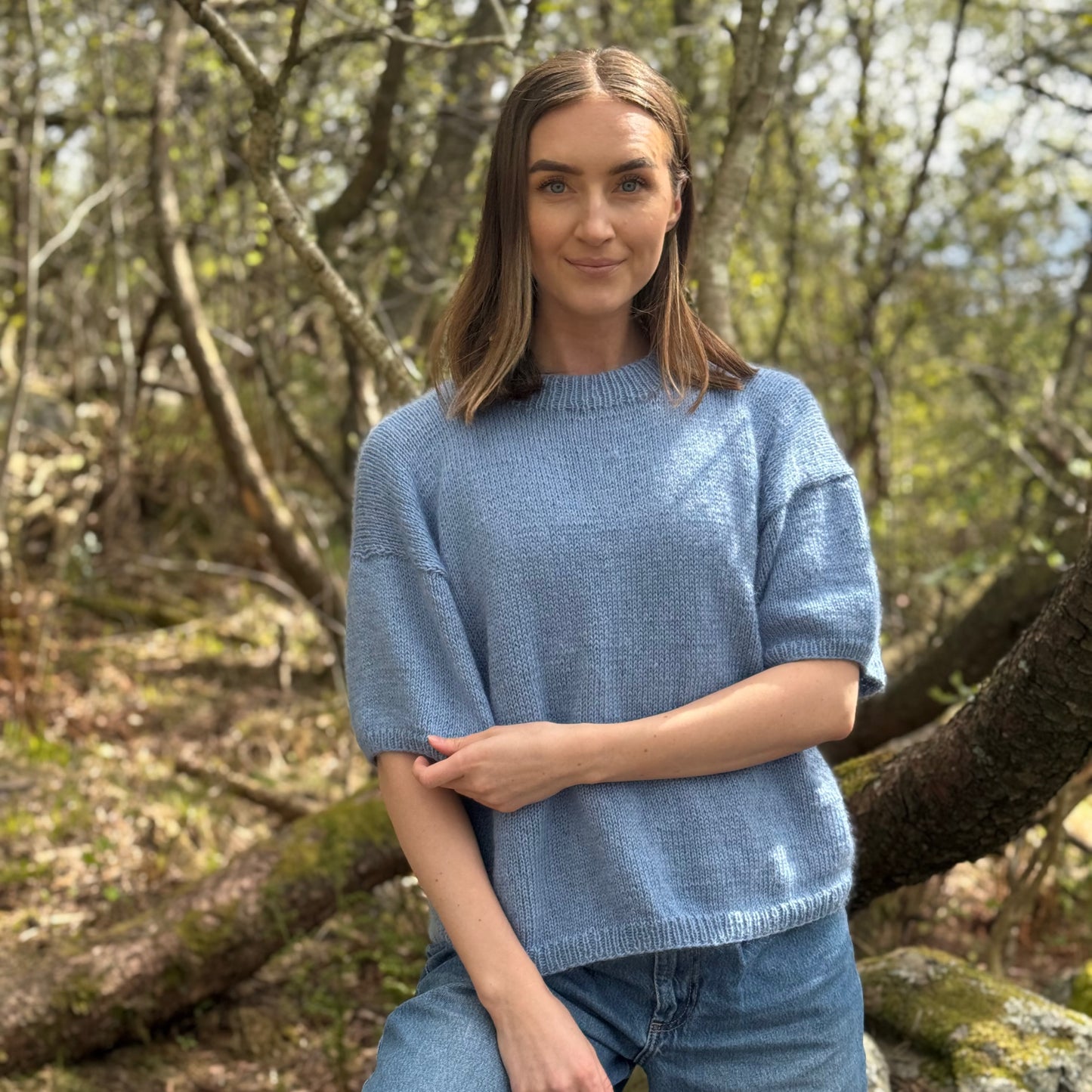 Strikk The look: Ascot T-skjorte blå