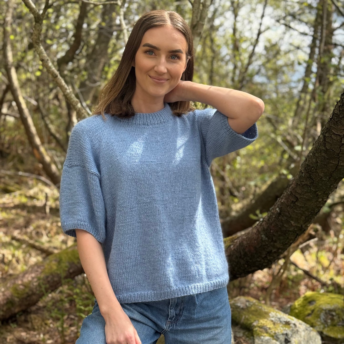 Strikk The look: Ascot T-skjorte blå