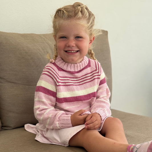 Strikk The Lokk: Pelle-genseren rosa