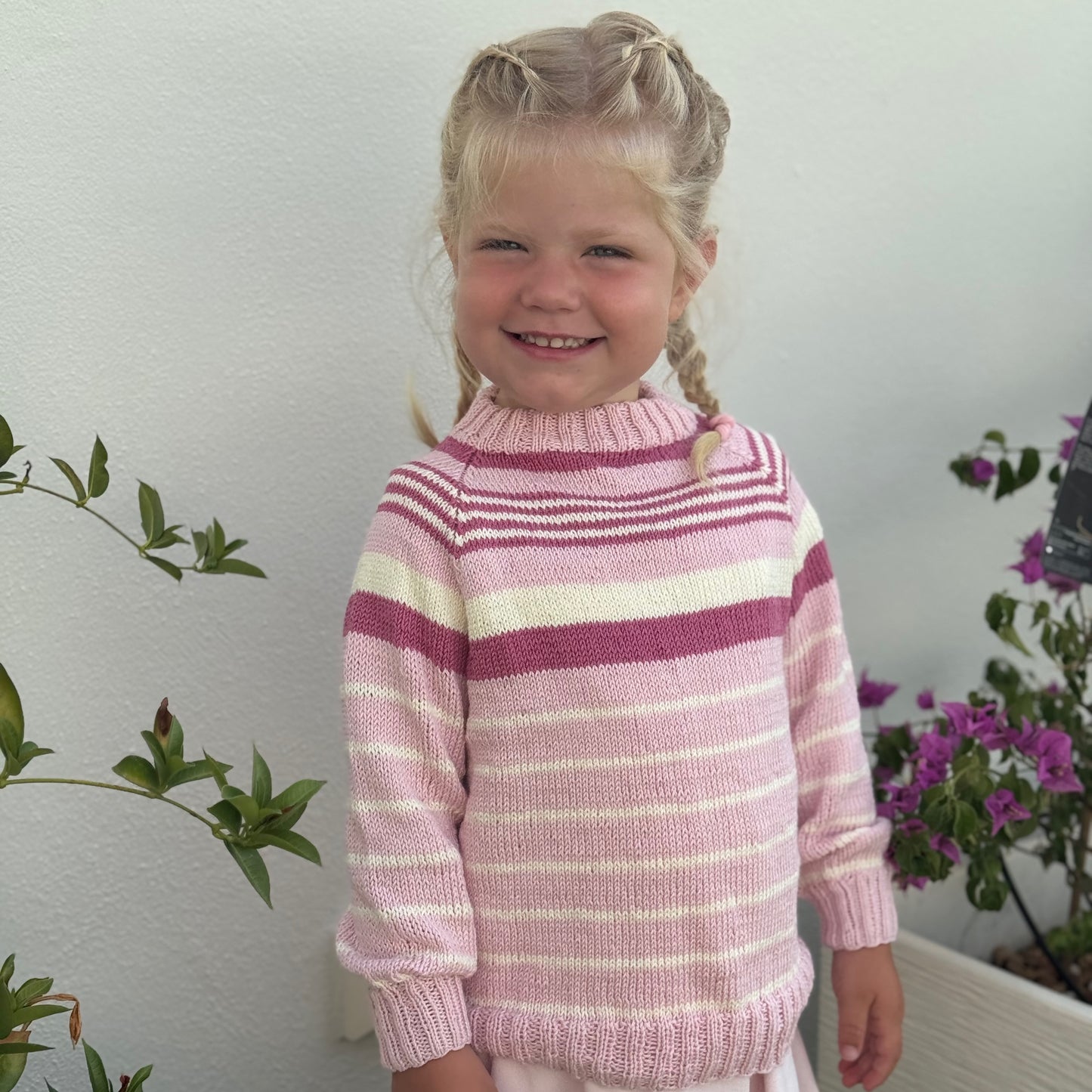 Strikk The Lokk: Pelle-genseren rosa
