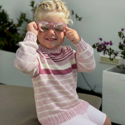 Strikk The Lokk: Pelle-genseren rosa