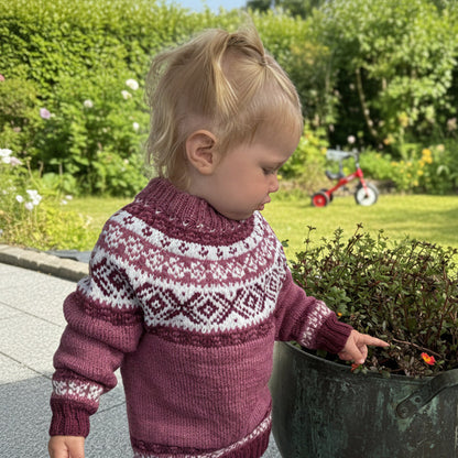 Strikk The Look: Sokrates-genser gammelrosa