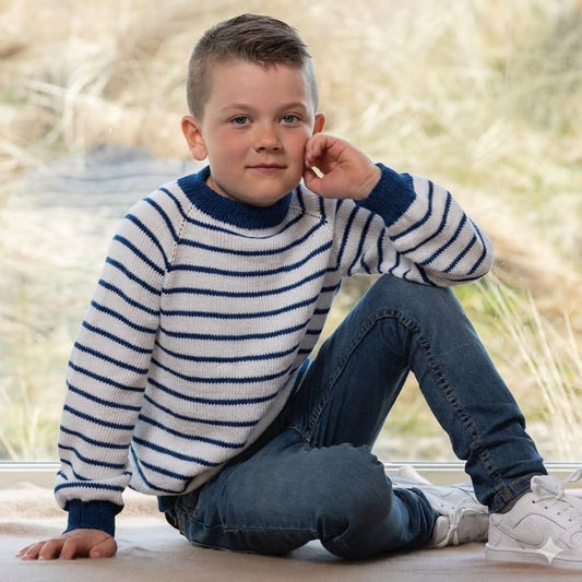 Strikk The Look: Noril-genser marine