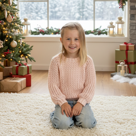 Strikk the Look: Abby-genser aprikos