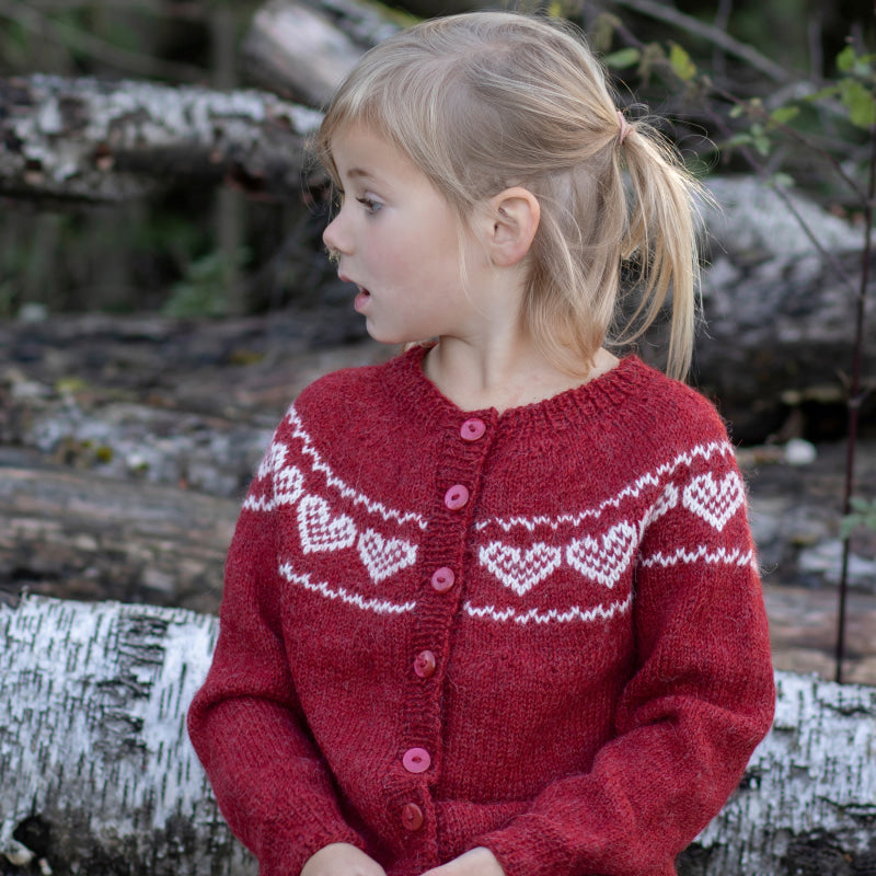 Strikk The Look: Hjerte-jakke