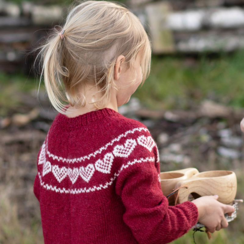 Strikk The Look: Hjerte-jakke