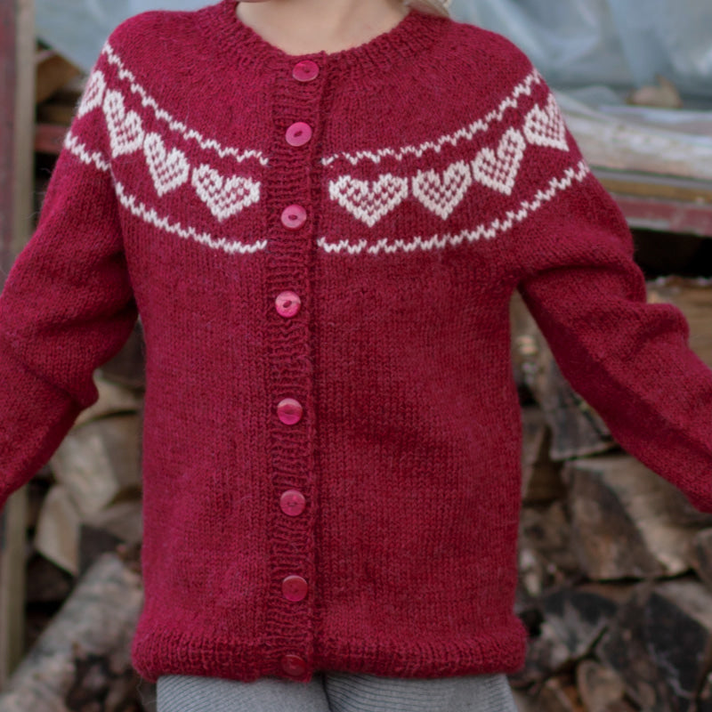 Strikk The Look: Hjerte-jakke