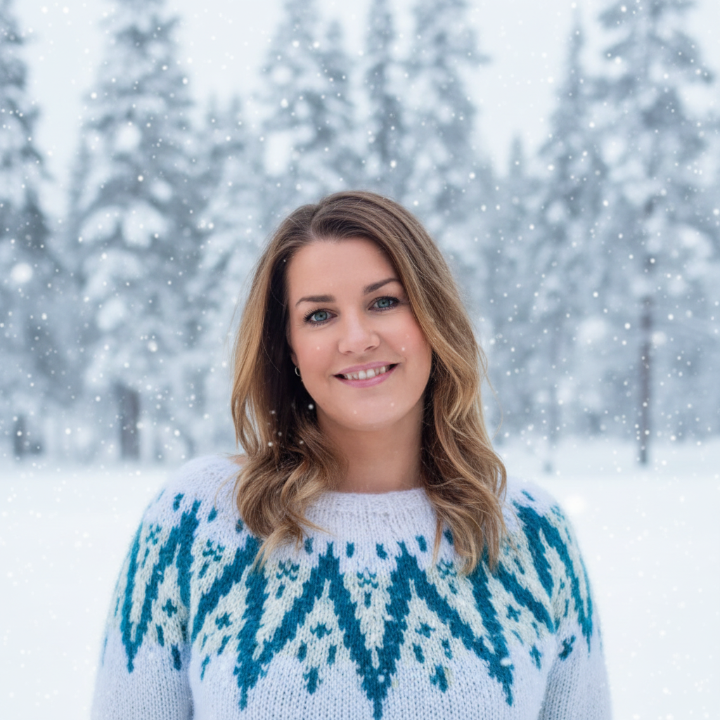 Strikk The Look: Dis-genser turkis