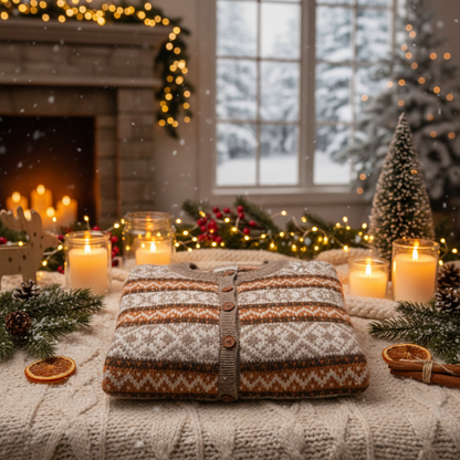 Strikk The Look: Dovre-kofte beige