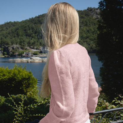 Strikk The Look: Tresser cardigan rosa