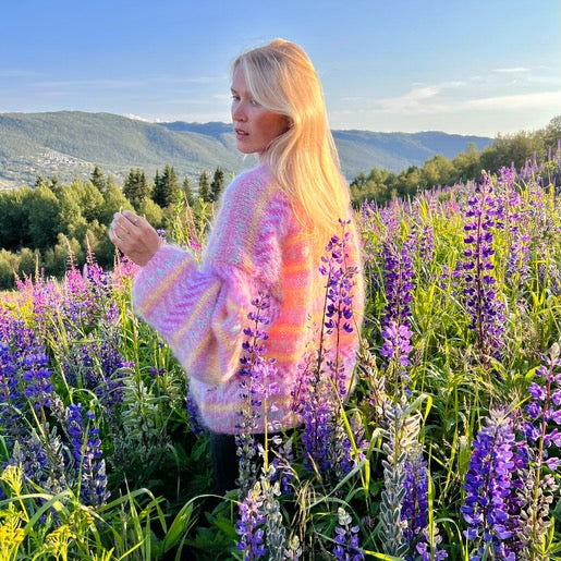 Strikk The Look: Hanami-genser soft pink, Ingrid Raadim