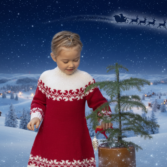 Strikk The Look: Helle-tunika rød