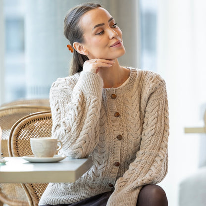Strikk The Look: Caia-jakke, havre