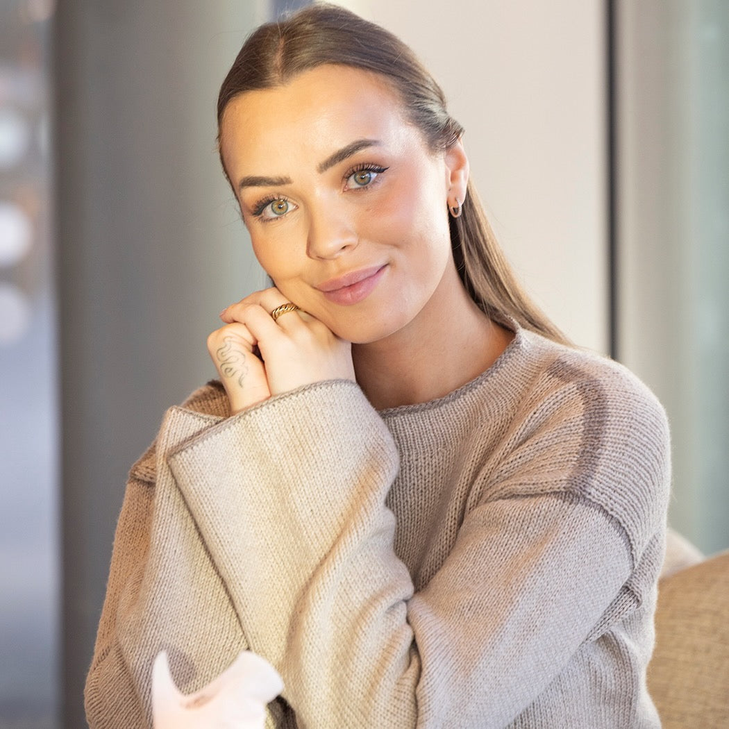 Strikk The Look: Silhuett-genser havre