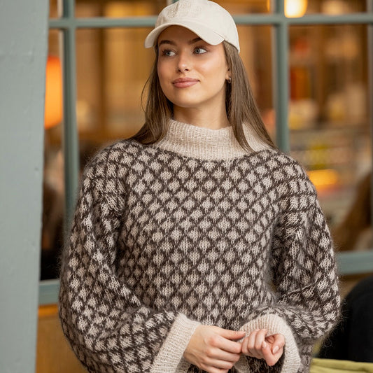 Strikk The Look: Bellezza-genser marsipan