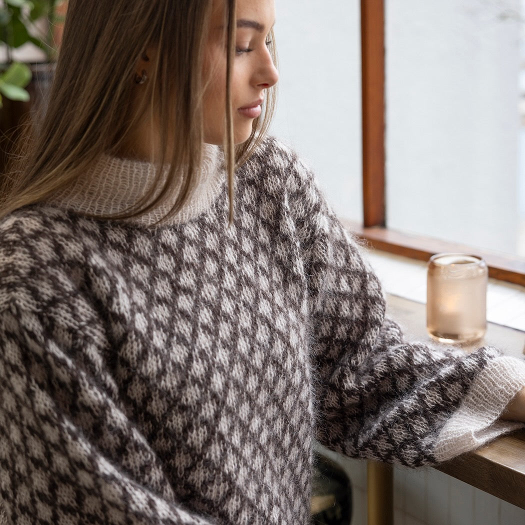 Strikk The Look: Bellezza-genser marsipan