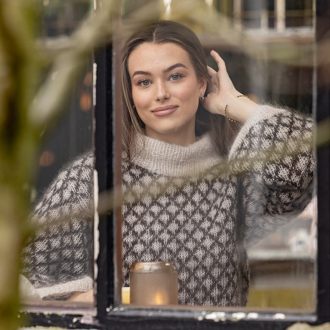 Strikk The Look: Bellezza-genser marsipan