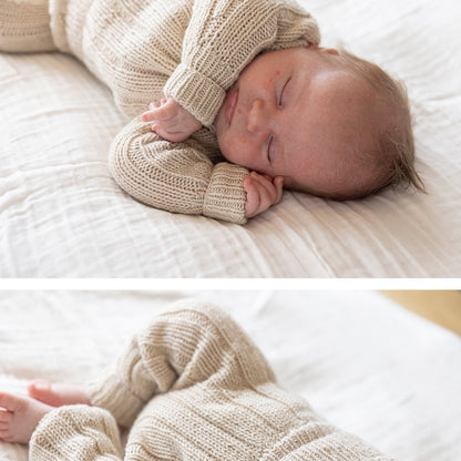 Strikk The Look: Mys genser og bukse vanilje