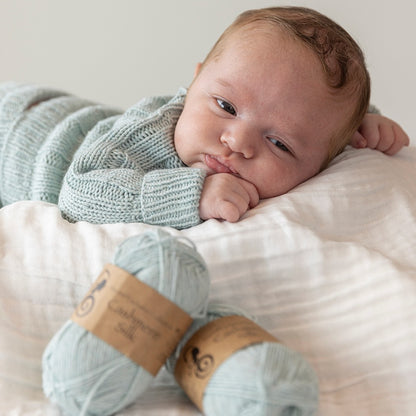 Strikk The Look: Mys genser og bukse mint