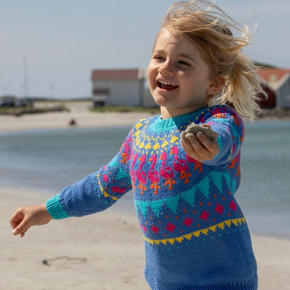 Strikk The Look: Flamenco-genser kongeblå