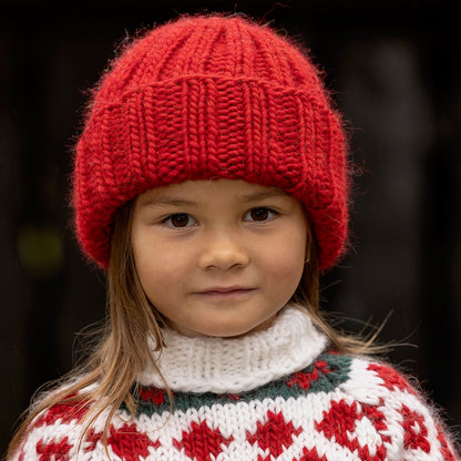 Strikk The Look: Lun lue rød