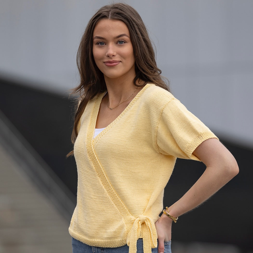 Strikk The Look: Vienna omslagsjakke