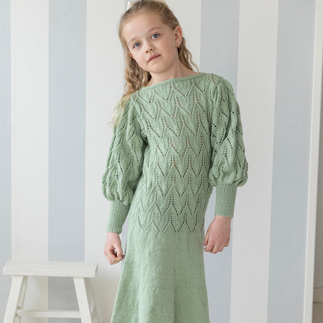 Strikk The Look: Tjøme-kjole mint