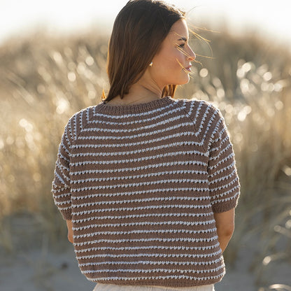 Strikk The Look: Sadie-t-skjorte brun