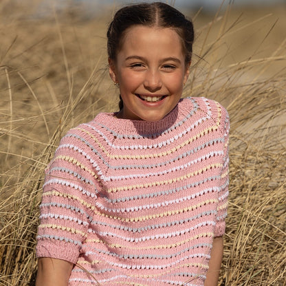 Strikk The Look: Sadie-t-skjorte rosa