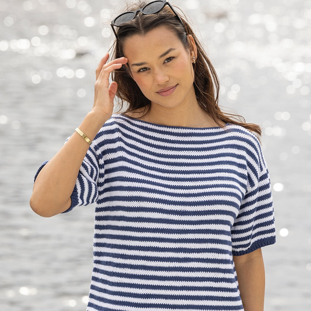 Strikk The Look: Salty-t-skjorte båthals