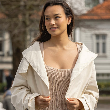 Strikk The Look: Studio-topp beige