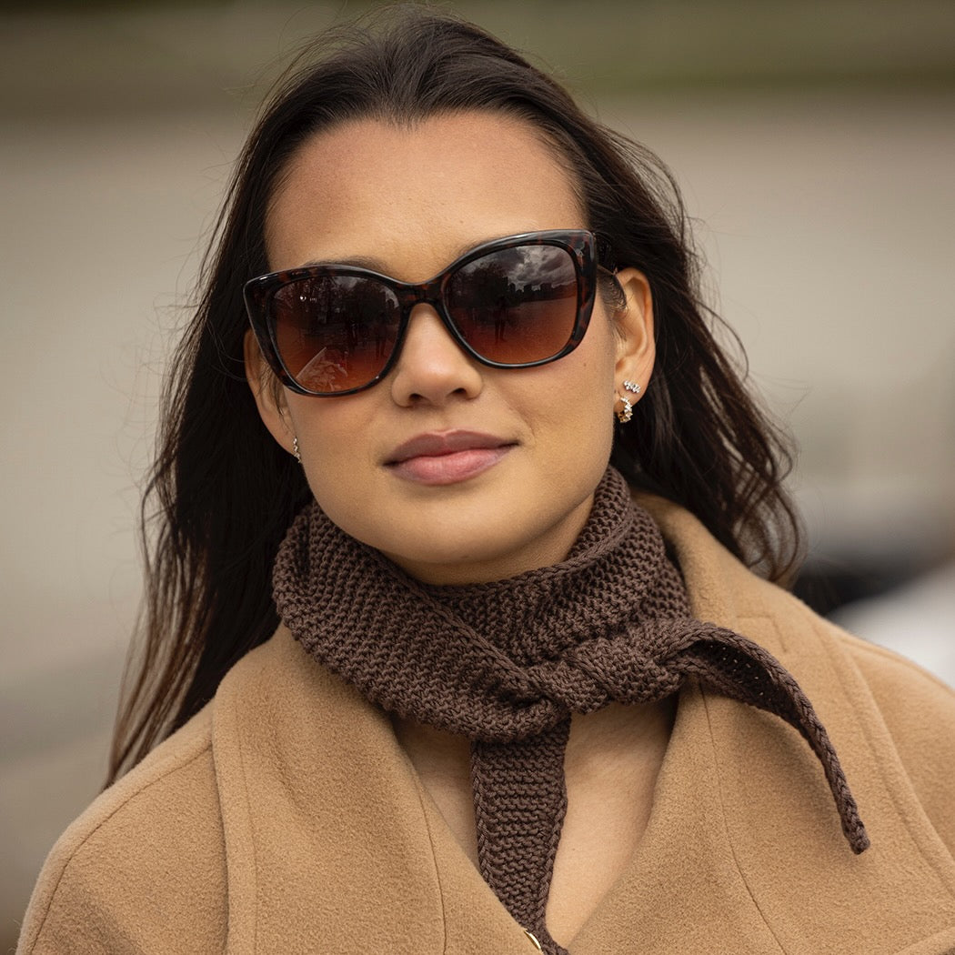 Strikk The Look: Dune skjeref brun