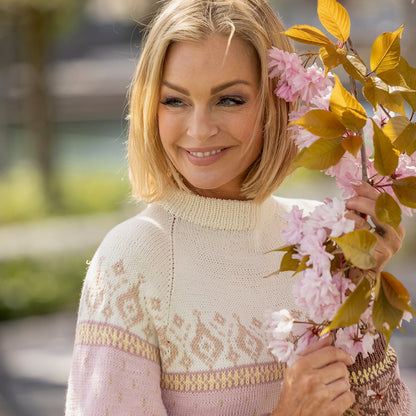 Strikk the Look: Nomy-genser rosa