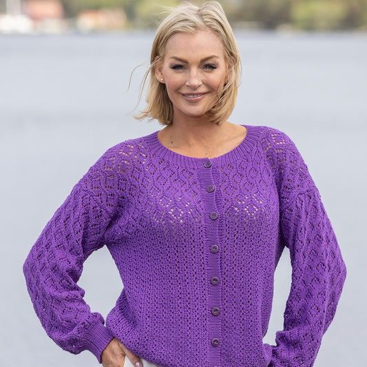 Strikk The Look: Melang-jakke