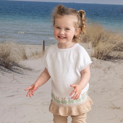 Strikk the Look: Livi-tunika hvit