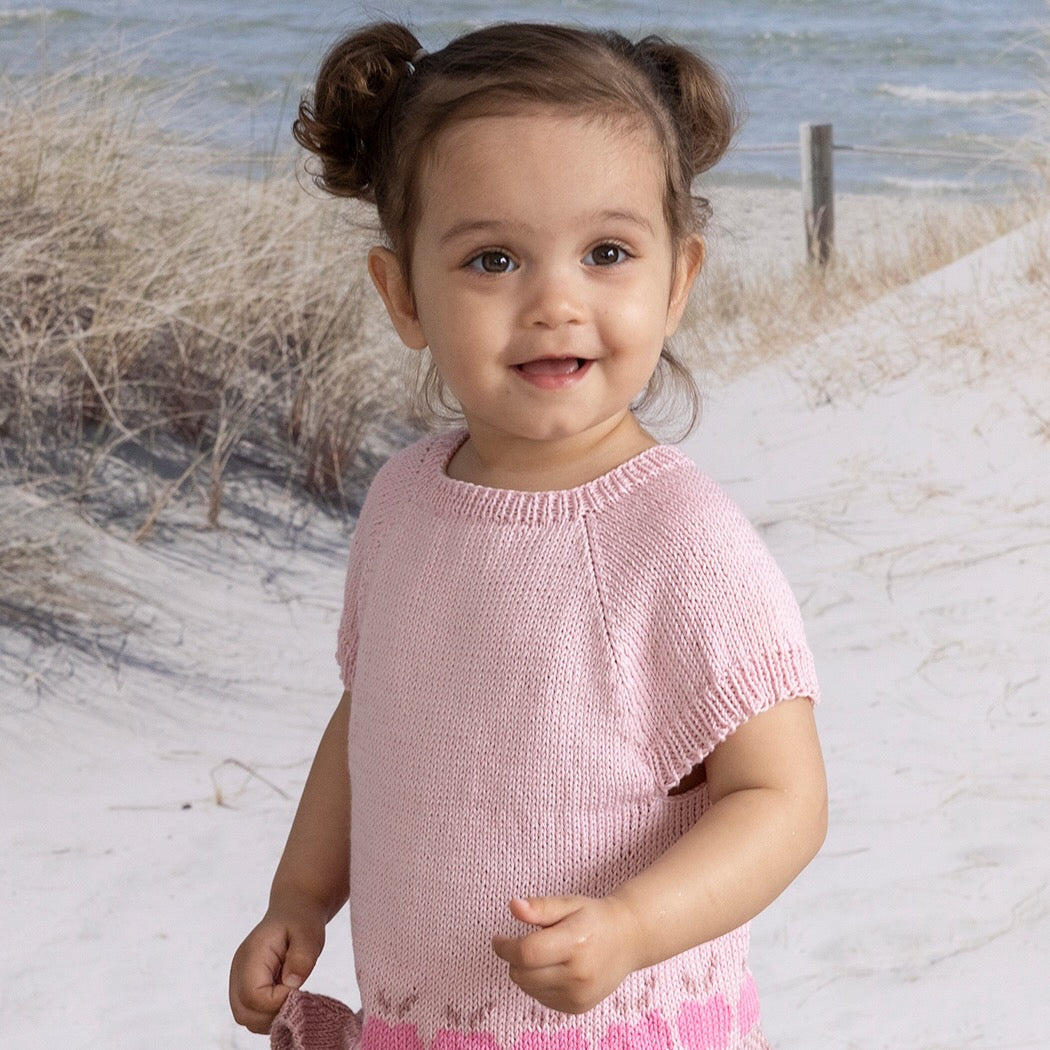 Strikk The Look: Livi-tunika rosa