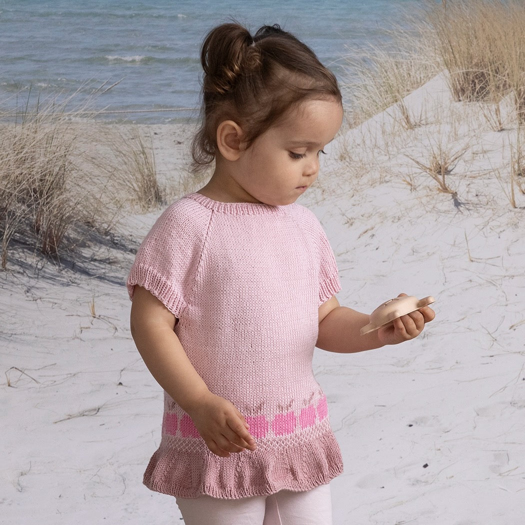 Strikk The Look: Livi-tunika rosa