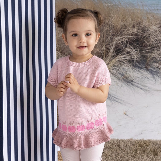 Strikk The Look: Livi-tunika rosa