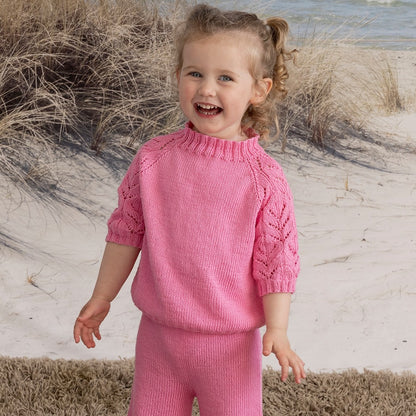 Strikk The Look: Miramar topp og bukse rosa
