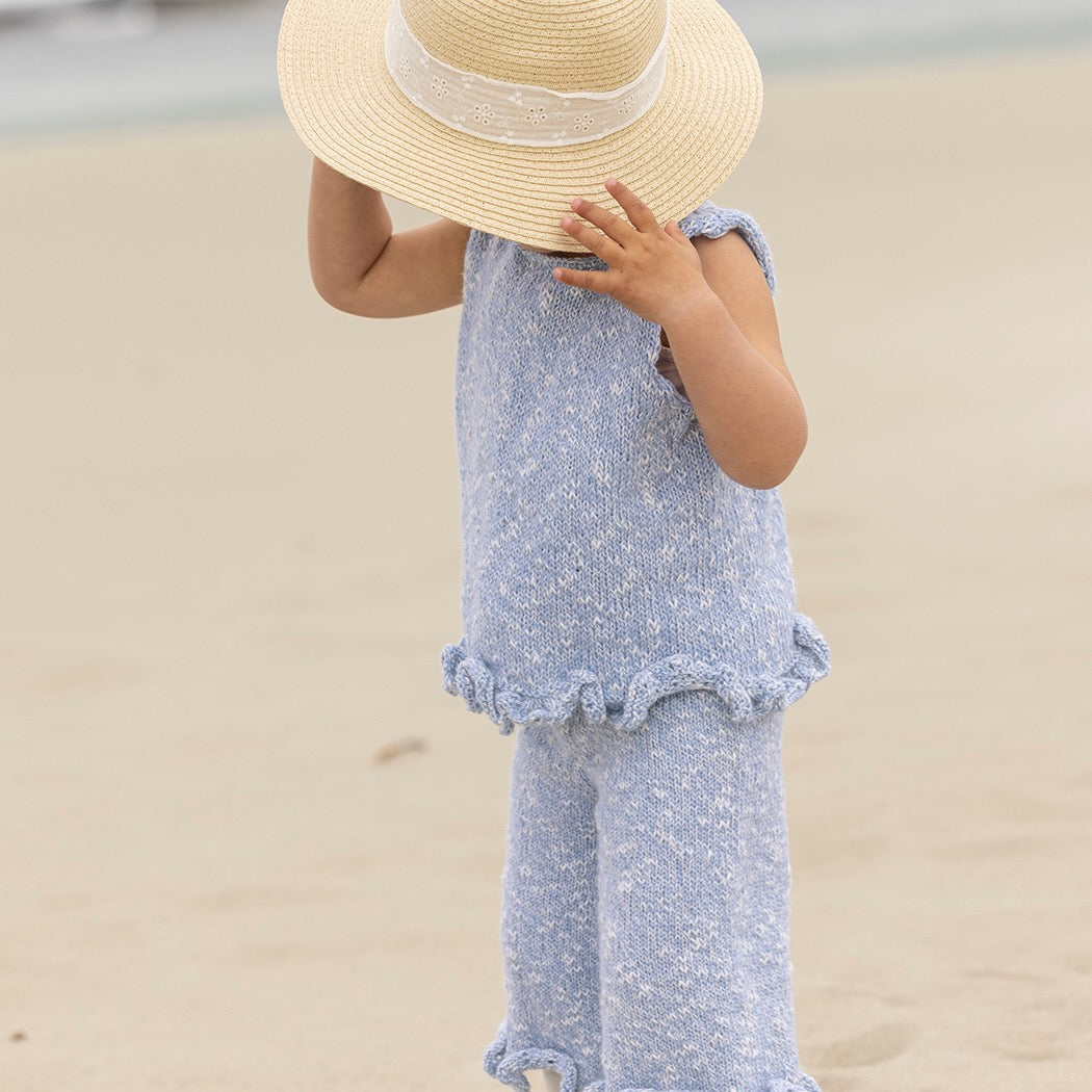 Strikk The Look: Sandrose topp og bukse, kort