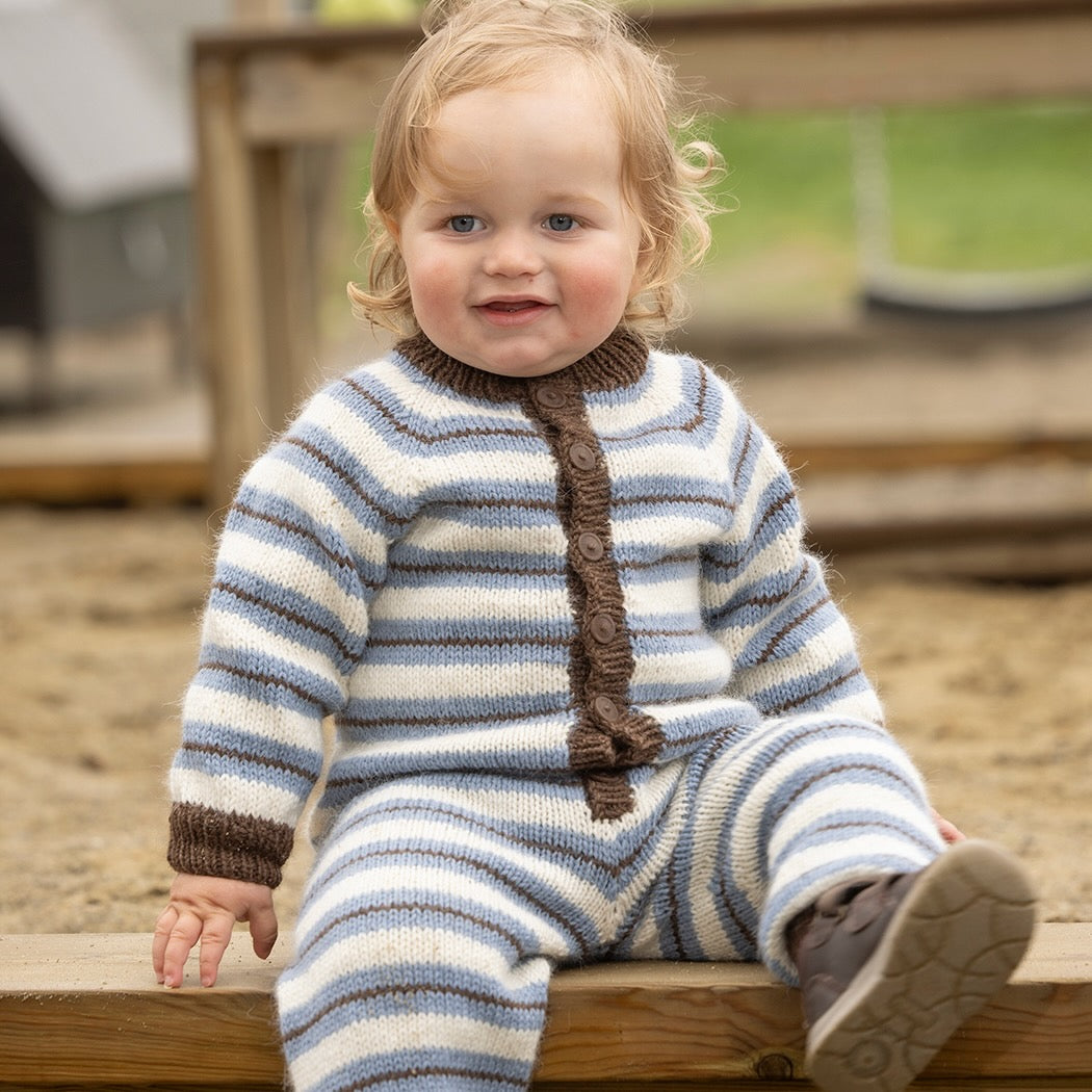 Strikk The Look: Basse-dress blå