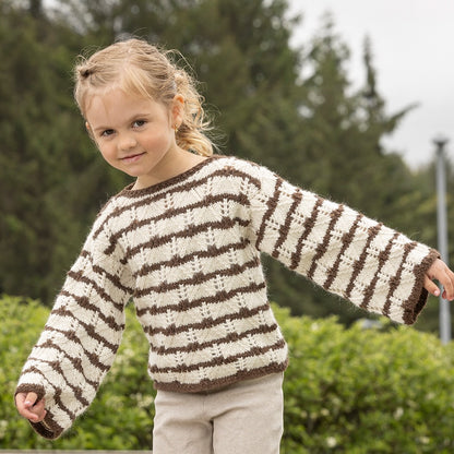 Strikk The Look: Veslemøy-genser brun