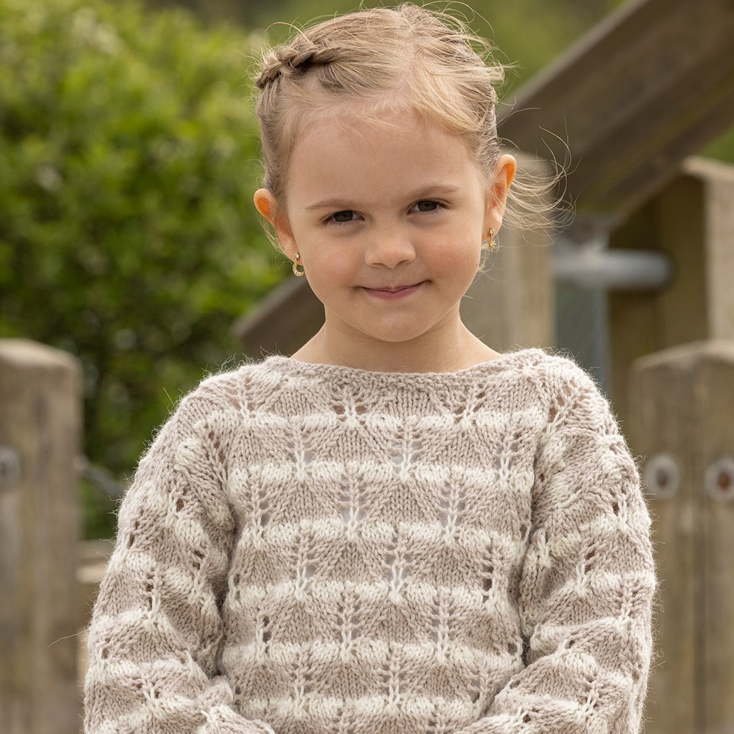 Strikk The Look: Veslemøy-genser sand