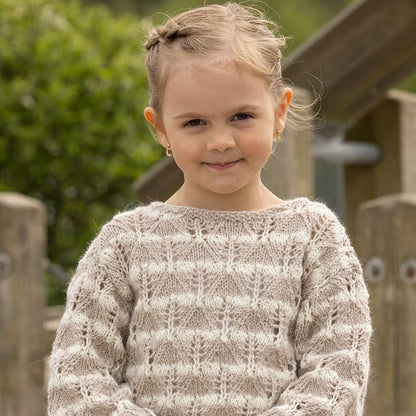 Strikk The Look: Veslemøy-genser sand