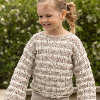 Strikk The Look: Veslemøy-genser sand