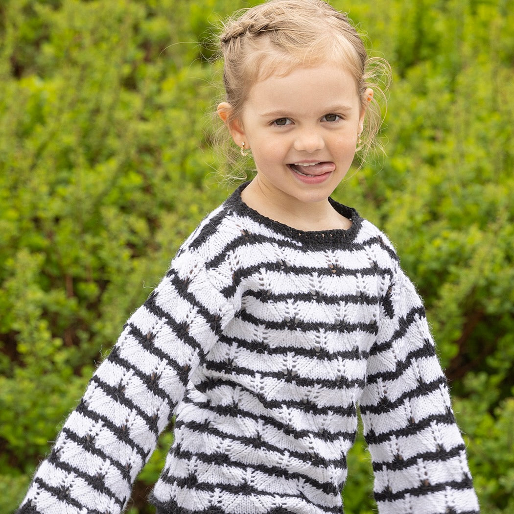 Strikk The Look: Veslemøy-genser svart