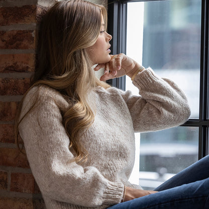 Strikk The Look: Clea-genser sand
